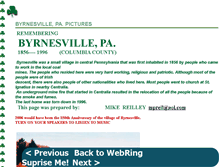 Tablet Screenshot of byrnesville.com